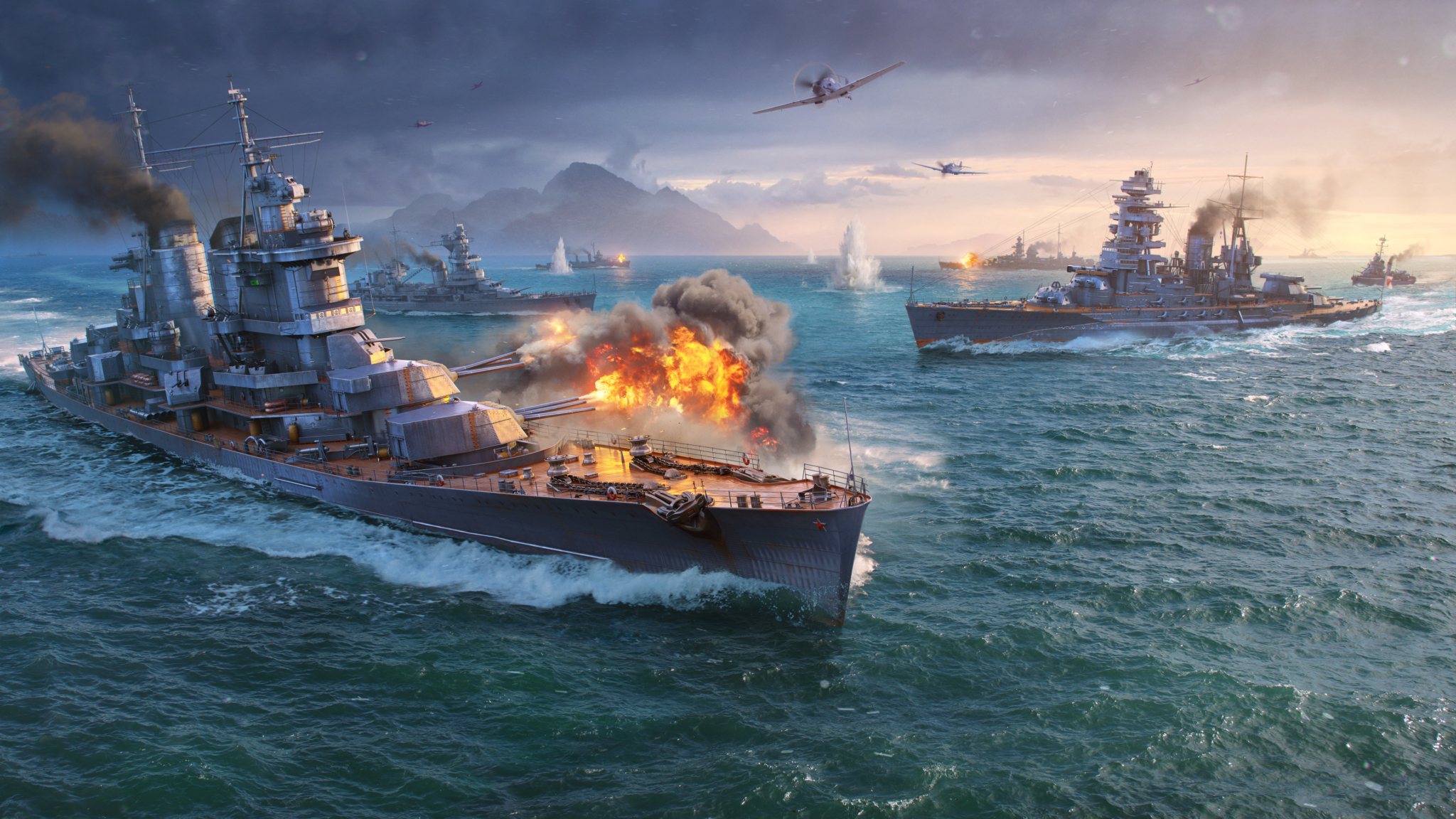 Скачать игру World of Warships (2024) с официального сайта бесплатно на пк  или ноутбук