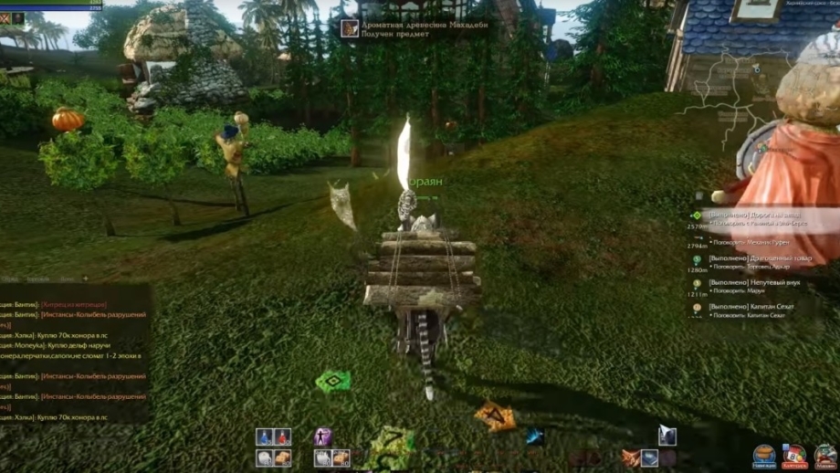 Archeage gameplay.