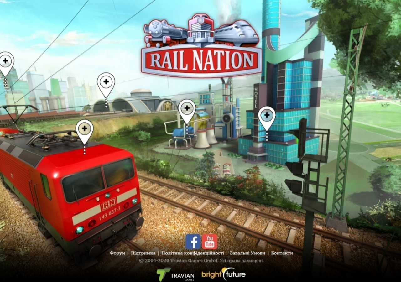 Играть в игру Rail Nation онлайн