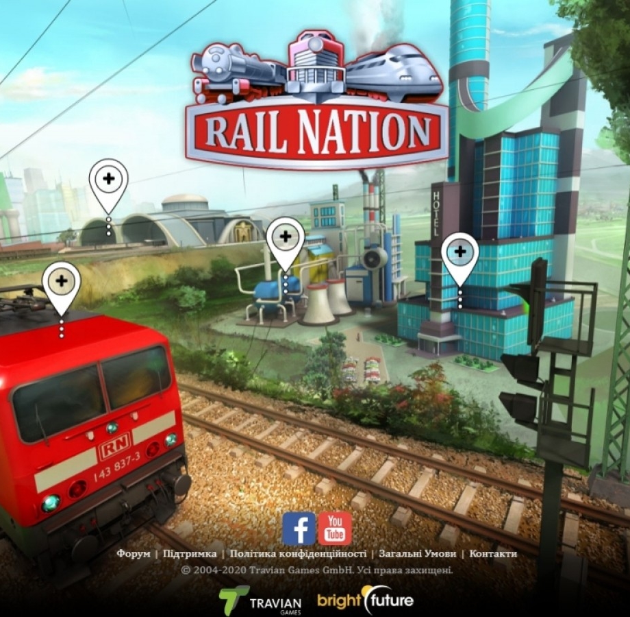 Играть в игру Rail Nation онлайн