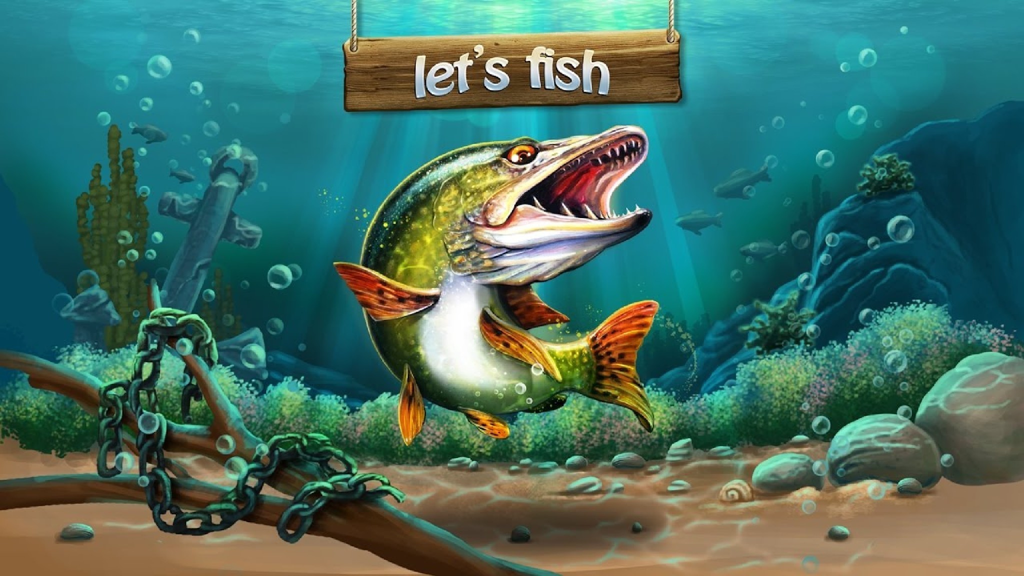 Играть Lets Fish онлайн в браузере