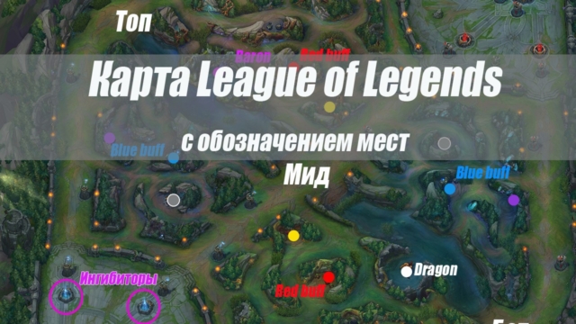 League of legends карта